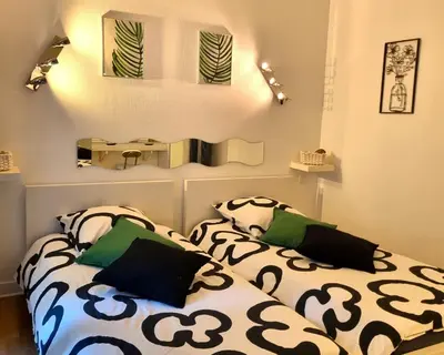 Un ou plusieurs lits dans un hébergement de l'établissement La Signature - Appt 70m² pour 6 voyageurs