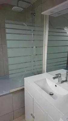 Salle de bains dans l'établissement Appartement Duplex 55m2 face à la mer