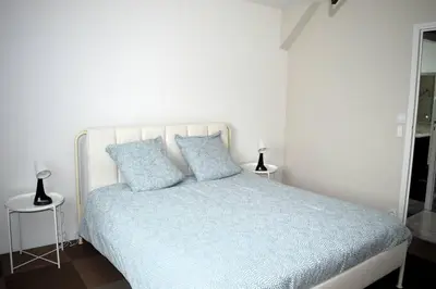 Un ou plusieurs lits dans un hébergement de l'établissement Le Dortoir, maison familiale - jardin - 5km mer