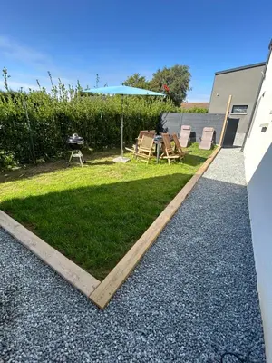 Jardin de l'établissement Gîte Anna - Maison à proximité de la mer
