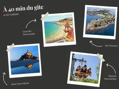 Plan de l'établissement La Clef Decamp Hambye'ance Nature 28pers spa finlandais billard