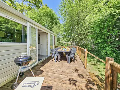 Balcon ou terrasse dans l'établissement Evasion Normande