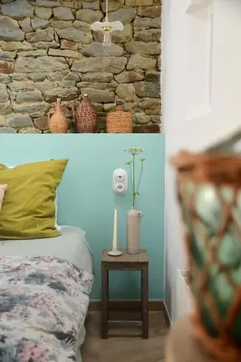 Un ou plusieurs lits dans un hébergement de l'établissement Les Pierres Mont-Saint-Michel