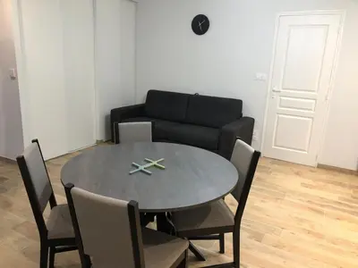Coin salon dans l'établissement Studio proximité Saint Lo