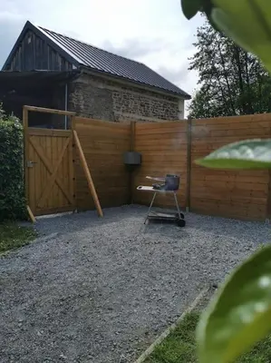 Jardin de l'établissement Chalet de la Prairie - Terrain privé - Bain Nordique