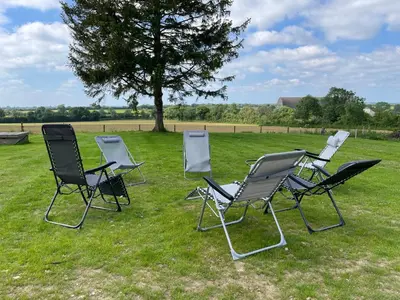 Jardin de l'établissement Gîte chez René