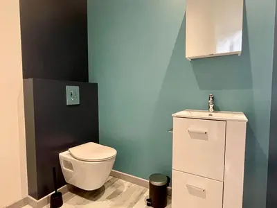 Salle de bains dans l'établissement Le 449 - Collection La 21ème Planche