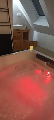 Plan de l'établissement Mont Gîte Des Herbus Puccinellie avec Jacuzzi 2 personnes entre Granville et Mont Saint Michel