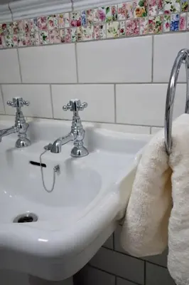 Salle de bains dans l'établissement Croix Rompue