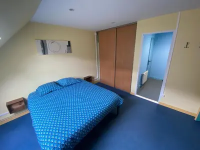 Un ou plusieurs lits dans un hébergement de l'établissement les moulins - chambre 1