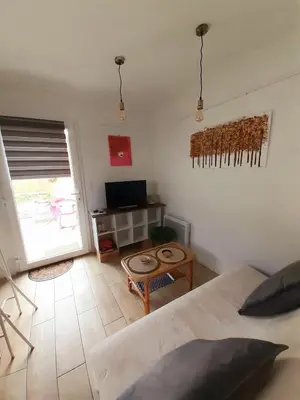 Télévision ou salle de divertissement dans l'établissement La casa d'isa