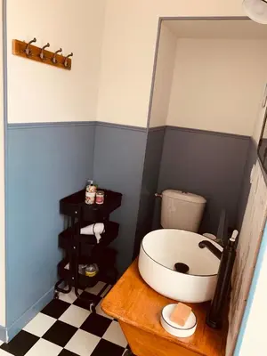 Salle de bains dans l'établissement Appartement MUSÉE Le JOUR-J