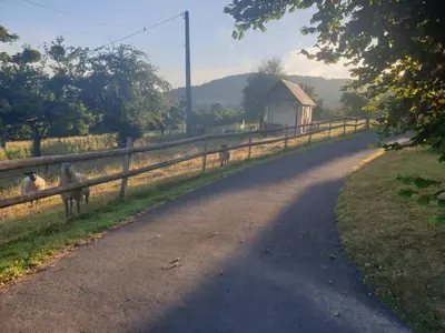 Paysage naturel près de la maison de vacances