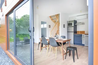 Cuisine ou kitchenette dans l'établissement Le Guillaume - Sauna - A moins de 2 km de la plage