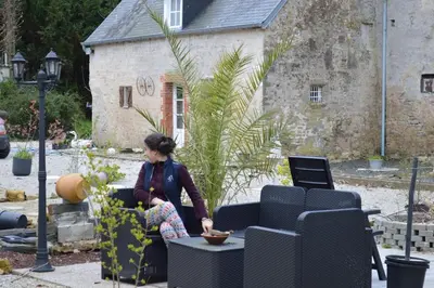 Jardin de l'établissement Hameau Des Gardes