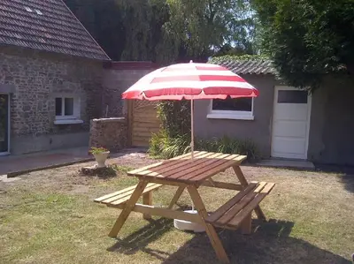 Jardin de l'établissement Maison entre terre & mer