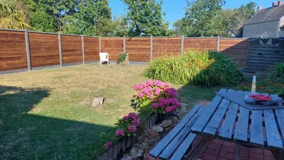 Jardin de l'établissement Maison entre terre & mer