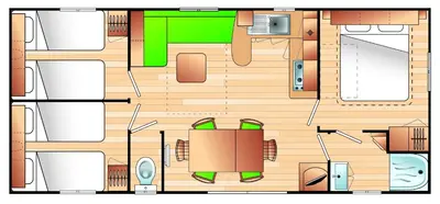 Plan de l'établissement CAMPING LES GRAVELETS 2étoiles