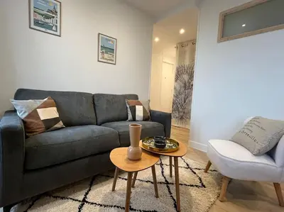Coin salon dans l'établissement Le Bellevue