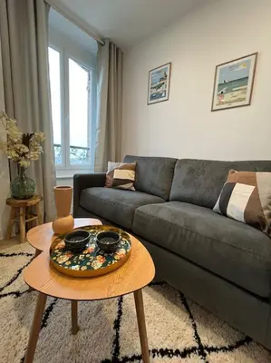 Coin salon dans l'établissement Le Bellevue