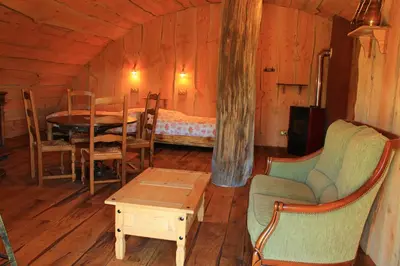 Coin salon dans l'établissement Bois de bouc