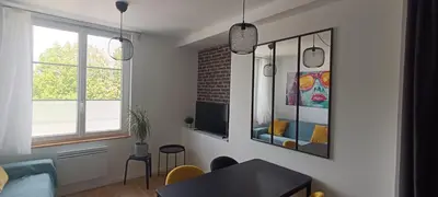 Coin salon dans l'établissement Actarus-SILS - T1 28 M2