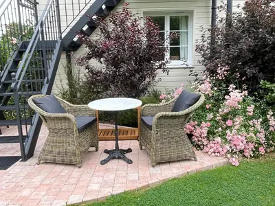 Jardin de l'établissement La Chambre du Cottage B&B