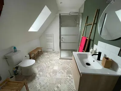 Salle de bains dans l'établissement Appartement cosy centre ville