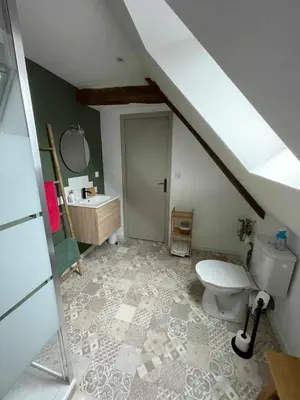 Salle de bains dans l'établissement Appartement cosy centre ville