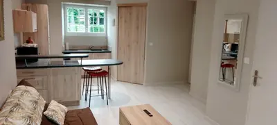 Cuisine ou kitchenette dans l'établissement Le beau séjour