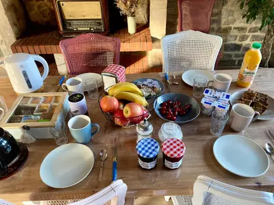Nourriture dans le B&B/chambre d'hôtes ou à proximité