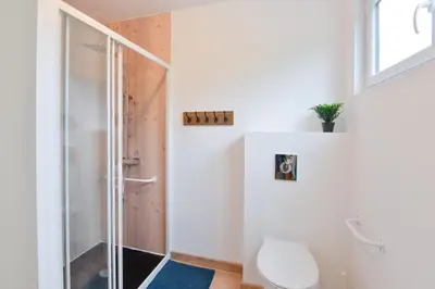 Salle de bains dans l'établissement Le Normandy - Sauna - A moins de 2 km de la plage