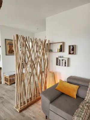 Coin salon dans l'établissement bel appartement 4 personnes