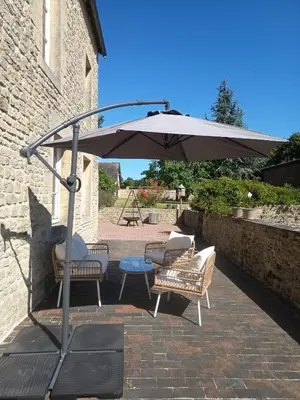 Balcon ou terrasse dans l'établissement Maison de charme