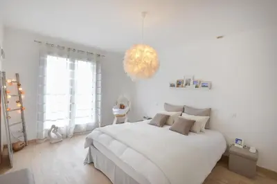 Un ou plusieurs lits dans un hébergement de l'établissement Le Gîte des Tadornes - Pavillon à 5mn de la plage