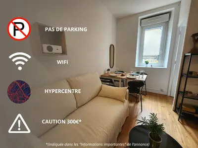 Plan de l'établissement Le Cocon du Château - Appt 4pers - Hypercentre