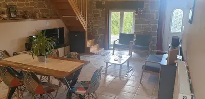 Coin salon dans l'établissement L'Oasis du Bien Etre