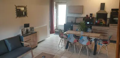 Cuisine ou kitchenette dans l'établissement L'Oasis du Bien Etre