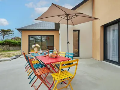 Terrasse ou espace extérieur de l'établissement Holiday Home Les lilas by Interhome