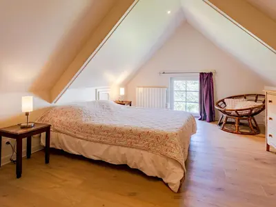 Un ou plusieurs lits dans un hébergement de l'établissement Holiday Home Les Moutons by Interhome
