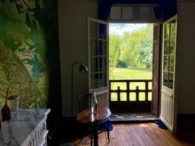 Jardin de l'établissement Manoir des Étangs