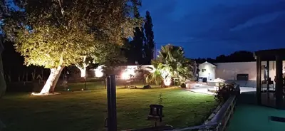 Jardin de l'établissement Gite isigny omaha