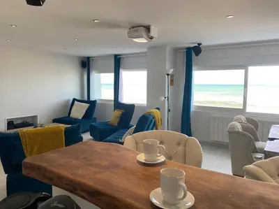 Coin salon dans l'établissement La Plage