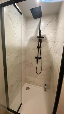 Salle de bains dans l'établissement La petite maison
