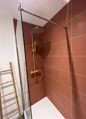 Salle de bains dans l'établissement Le balinais , en hyper centre rue au calme avec parking