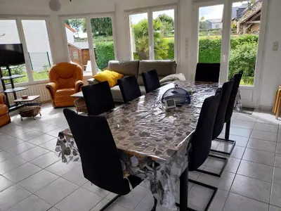 Télévision ou salle de divertissement dans l'établissement gîte La Saulnerie