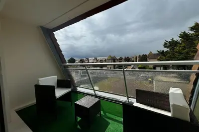 Balcon ou terrasse dans l'établissement Nice T2 with 2 balconies on the seafront