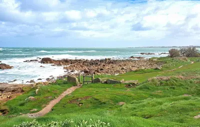 Paysage naturel près de la maison de vacances
