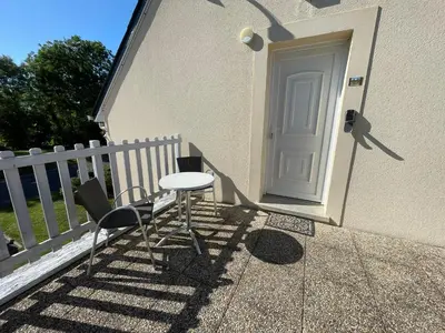 Balcon ou terrasse dans l'établissement L'Overlord , meublé de tourisme