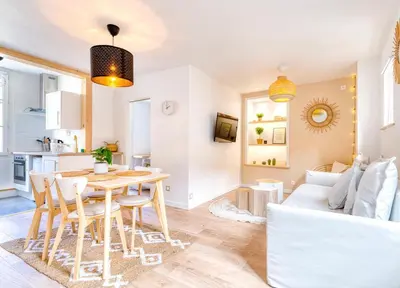 Cuisine ou kitchenette dans l'établissement Le petit coin de la rue Basse
